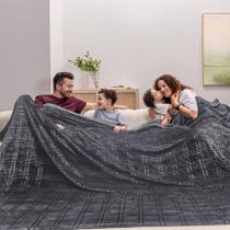 Manta COOVA Oversized King 305x305 cm Soft Dark Grey Manta COOVA Oversized King 305x305 cm Soft Dark Grey