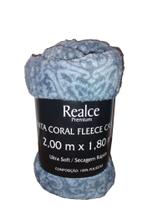 Manta Coral Fleece Casal estampada 2,00mX1,80m - Sultan