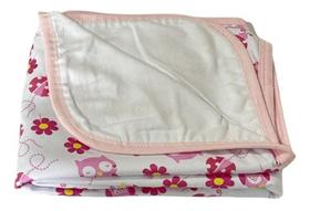 Manta Cueiro Bebe Dupla Face Flanelado Recém Nascido 80x80cm