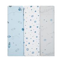 Manta Cueiro Flanelado 100% Algodão Bebê Menina Menino 1,00x80cm Composê Kit C/3 Unidades Manta Cueiro Flanelado 100% Algodão Bebê Menina Menino 1,00x80cm Composê Kit C/3 Unidades