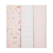 Manta Cueiro Flanelado 100% Algodão Bebê Menina Menino 1,00x80cm Composê Kit C/3 Unidades Manta Cueiro Flanelado 100% Algodão Bebê Menina Menino 1,00x80cm Composê Kit C/3 Unidades