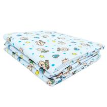 Manta Cueiro Flanelado Turma Da Mônica 60x80cm 100% Algodão Com 3 Unidades - Incomfral Manta Cueiro Flanelado Turma Da Mônica 60x80cm 100% Algodão Com 3 Unidades - Incomfral