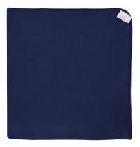 Manta Cueiro Menino Algodão 80x80 Cm Costurando Sonhos Azul Manta Cueiro Menino Algodão 80x80 Cm Costurando Sonhos Azul