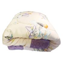 Manta Cute Calabaza para Niños Pequeños 102x102 cm Morado