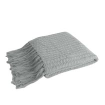 Manta Dalia Cor Cinza Tamanho 1,20x1,80 m Manta Dalia Cor Cinza Tamanho 1,20x1,80 m