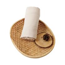 Manta De Algodão Bambu Lisa Para Bebê, Toalha De Banho, Envoltório De Verão Para Recém-Nascidos