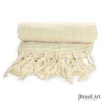 Manta de Algodão Creme