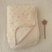 Manta De Algodão Fleece Para Bebês, Cobertor De Veludo Para Carrinho, Roupa De Cama Para