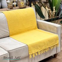 Manta de Algodão Premium Amarelo Manta de Algodão Premium Amarelo