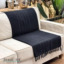 Manta de Algodão Premium Preto Manta de Algodão Premium Preto
