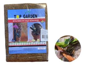 Manta de fibra de coco para drenagem e fixação de orquídeas 16cm x 95cm