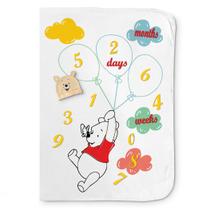 Manta de hitos para bebé Babyly Winnie The Pooh 100x152 cm Manta de hitos para bebé Babyly Winnie The Pooh 100x152 cm