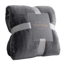 Manta de lã de flanela TASTHROW 50x70cm cinza Manta de lã de flanela TASTHROW 50x70cm cinza