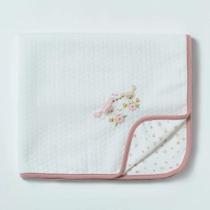 Manta De Matelassê Hug Lovely Day Rosa Antigo