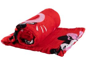 Manta de Microfibra Fun Solteiro150x200cm Infantil Minnie Mouse Jolitex
