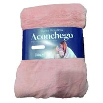 Manta De Microfibra King Aconchego Rozac Rosa