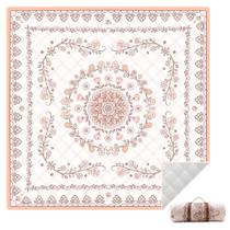 Manta de piquenique Woole Boho 200 x 200 cm Impermeável Lavável Manta de piquenique Woole Boho 200 x 200 cm Impermeável Lavável