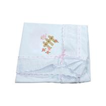 Manta de Piquet com Lasie 100% Algodão - Camponesa