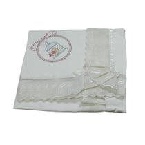 Manta de Piquet com Lasie 100% Algodão - Gaiola Ferrugem