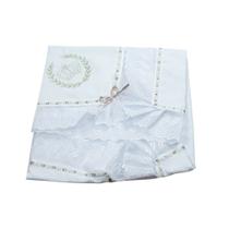 Manta de Piquet com Lasie 100% Algodão - Realeza Caqui