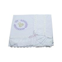 Manta de Piquet com Lasie 100% Algodão - Thed Lilás