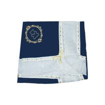 Manta de Piquet com Lasie 100% Algodão - Urso Arabesco Dourado