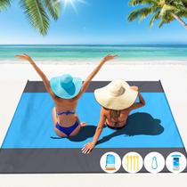 Manta de Playa Famstar 305x274 cm Impermeable y a Prueba de Arena