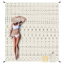 Manta de praia impermeável e à prova de areia, 198 x 218 cm, grande para piquenique para 2 a 4 adultos, leve, de secagem rápida, em poliéster, para praia, viagem, camping e atividades ao ar livre Manta de praia impermeável e à prova de areia, 198 x 218 cm, grande para piquenique para 2 a 4 adultos, leve, de secagem rápida, em poliéster, para praia, viagem, camping e atividades ao ar livre