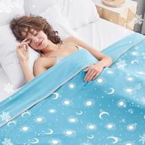 Manta de resfriamento na mão King Size (230x275cm) Aqua Manta de resfriamento na mão King Size (230x275cm) Aqua