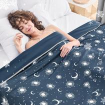 Manta de resfriamento na mão Queen Size (230x230cm) Navy