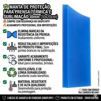 Manta De Silicone 10mm Personalização 10cm X 20cm Copo Long Drink