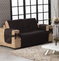 Manta De Sofá 2 Lugares King Laço E Porta Controle Tabaco