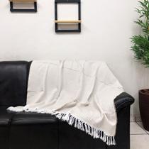 Manta de Sofá E Cama 1,40x2,10m Protetora Decorativa Xale Sala Quarto Caribe