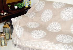 Manta de Sofá Jacquard Rústico Dupla Face - Catarine