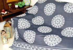 Manta de Sofá Jacquard Rústico Dupla Face - Celine