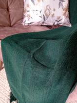 Manta de sofá, lisa 1,20mx1,80m - R A Tecelagem