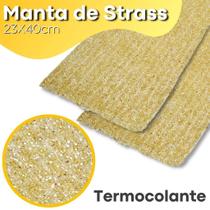 Manta De Strass Termocolante Amarelo 23x40 Kaftor Manta De Strass Termocolante Amarelo 23x40 Kaftor