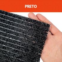 Manta De Strass Termocolante - Preto - 310 - 23 Tiras - 23x40 - Nybc