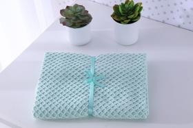 Manta de Tricô Colmeia Para Passeio e Maternidade Trabalhada 01 Pç Anti Alérgica Toque Extra Macio