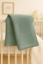 Manta De Tricot Para Bebe Menino Menina Colmeia