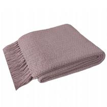 Manta decorativa algodão brigite rosa seco Manta decorativa algodão brigite rosa seco