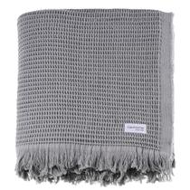 Manta Decorativa Algodão Piquet 1,50x2,00 Cavhome Cinza Manta Decorativa Algodão Piquet 1,50x2,00 Cavhome Cinza