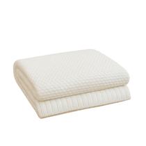 Manta Decorativa De Tricô Branca 1,00x1,60cm LR2052 Manta Decorativa De Tricô Branca 1,00x1,60cm LR2052