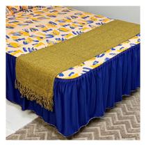 Manta Decorativa Gigante 100% Algodão Artesanal p/ Sofá Poltronas Peseira de Cama Resistente e Macia