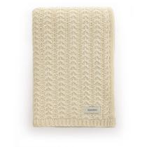 Manta Decorativa Karsten Diana Tricot Bege Manta Decorativa Karsten Diana Tricot Bege