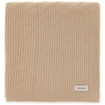Manta Decorativa Karsten Salina Tricot Bege Manta Decorativa Karsten Salina Tricot Bege