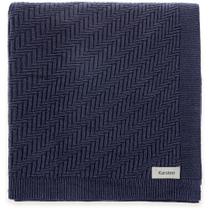Manta Decorativa Karsten Salina Tricot Marinho
