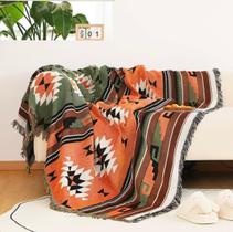 Manta Decorativa Lqprom Estilo Azteca del Suroeste 160x220cm Poliéster Manta Decorativa Lqprom Estilo Azteca del Suroeste 160x220cm Poliéster
