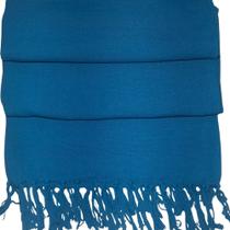 Manta Decorativa Tear tam. Casal Azul Royal Lisa Manta Decorativa Tear tam. Casal Azul Royal Lisa