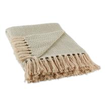 Manta DII Chevron de Algodão 127x152 cm Alcachofra